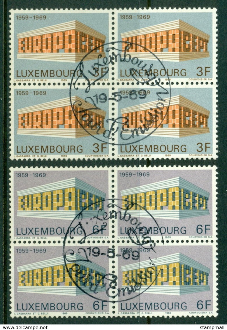 Luxembourg 1969 Europa Block 4 FDI VFU Lot17604 - Unused Stamps