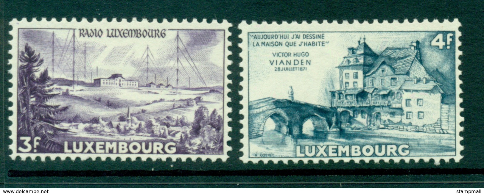 Luxembourg 1953 Victor Hugo MLH Lot27493 - Unused Stamps