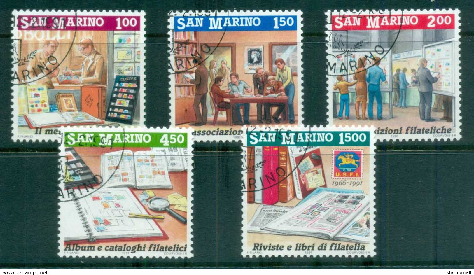 San Marino 1991 Stamp Collecting CTO - Unused Stamps