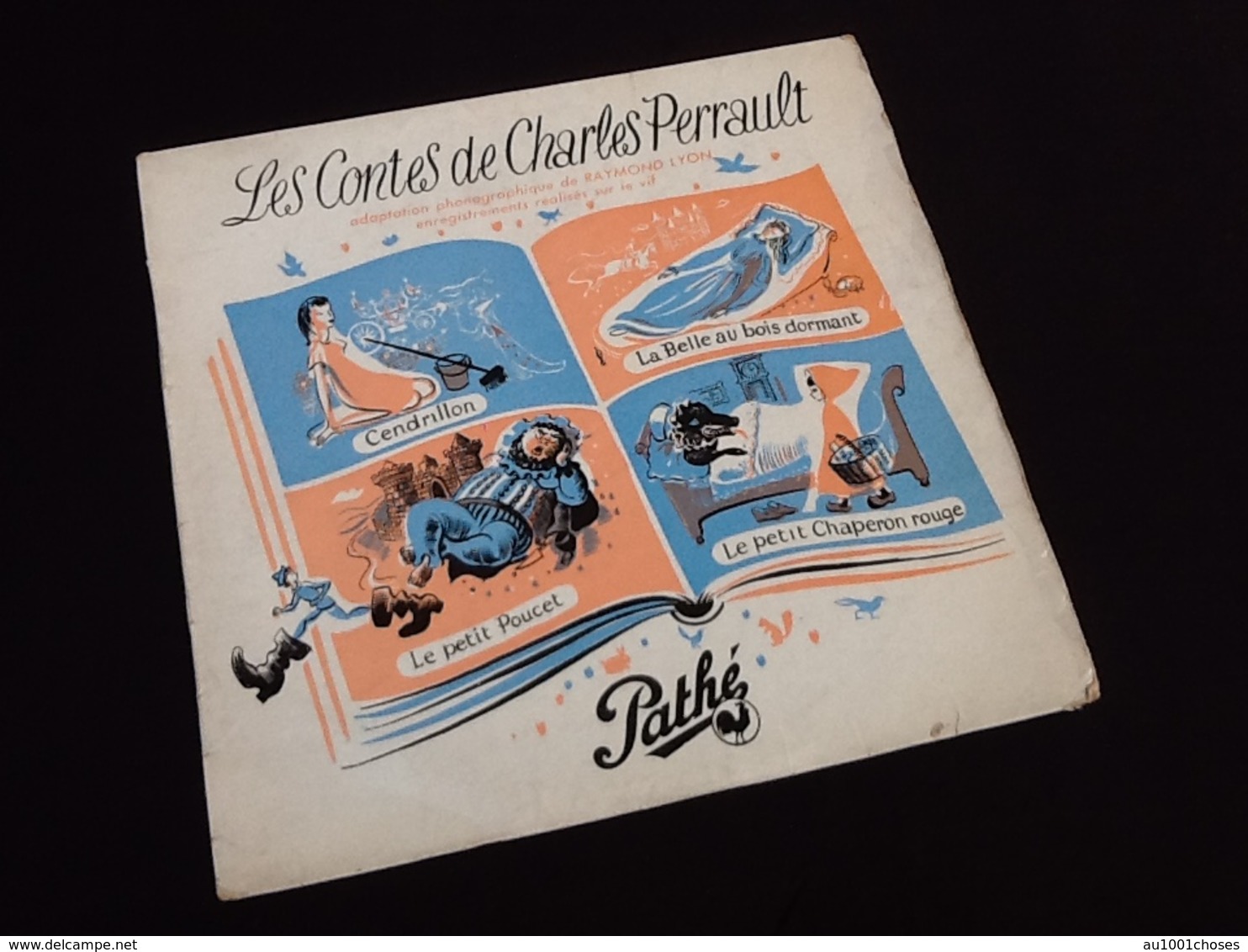 Vinyle 33 Tours (25cm) Les Contes De Charles Perrault Raymond Lyon (1954) - Kinderlieder