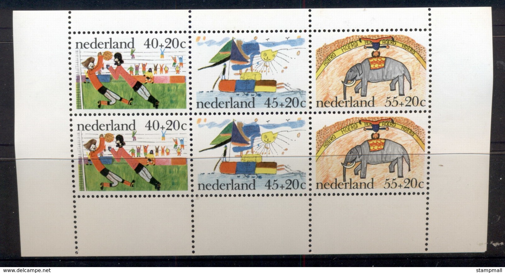 Netherlands 1976 Child Welfare MS MUH - Non Classés