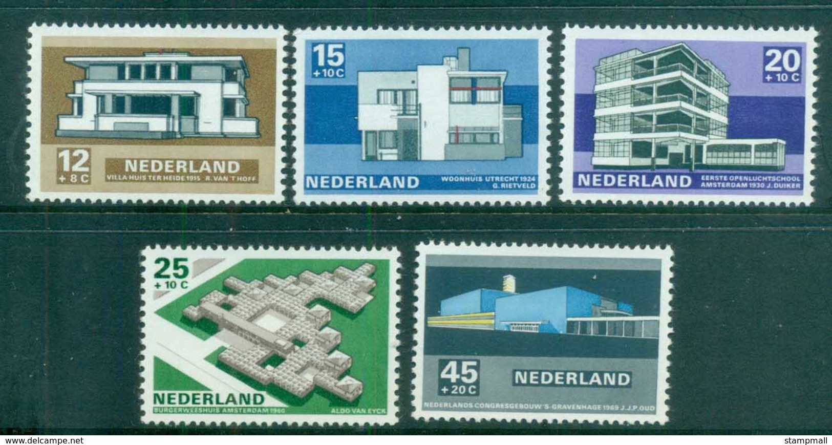 Netherlands 1969 Charity, Social & Cultural Purposes, Architecture MUH Lot76553 - Non Classés