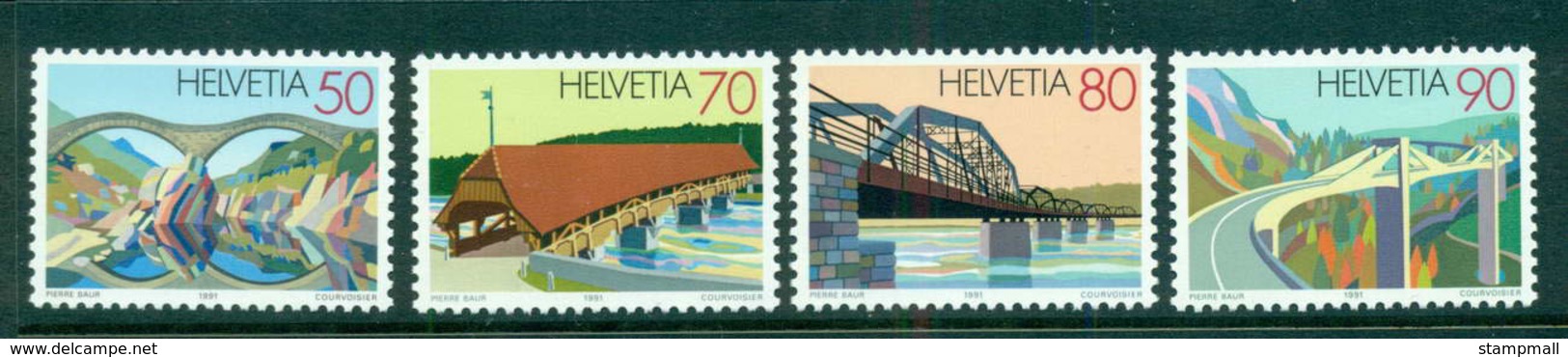 Switzerland 1991 Bridges MUH Lot59018 - Unused Stamps