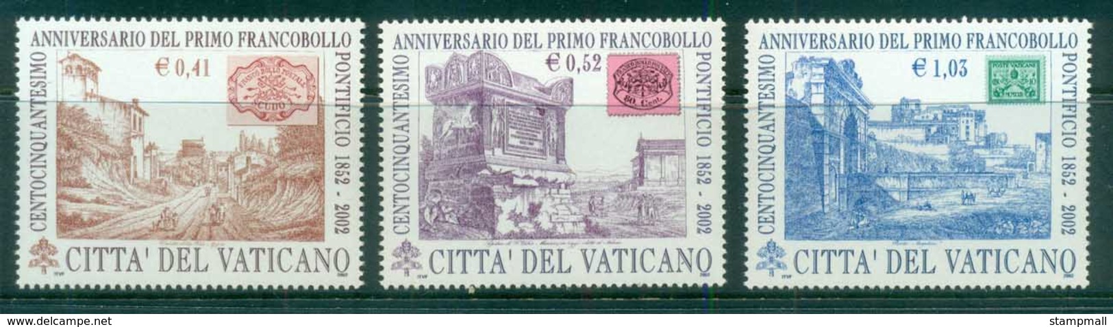 Vatican 2002 Roman States Postage Stamp Anniv. MUH - Unused Stamps