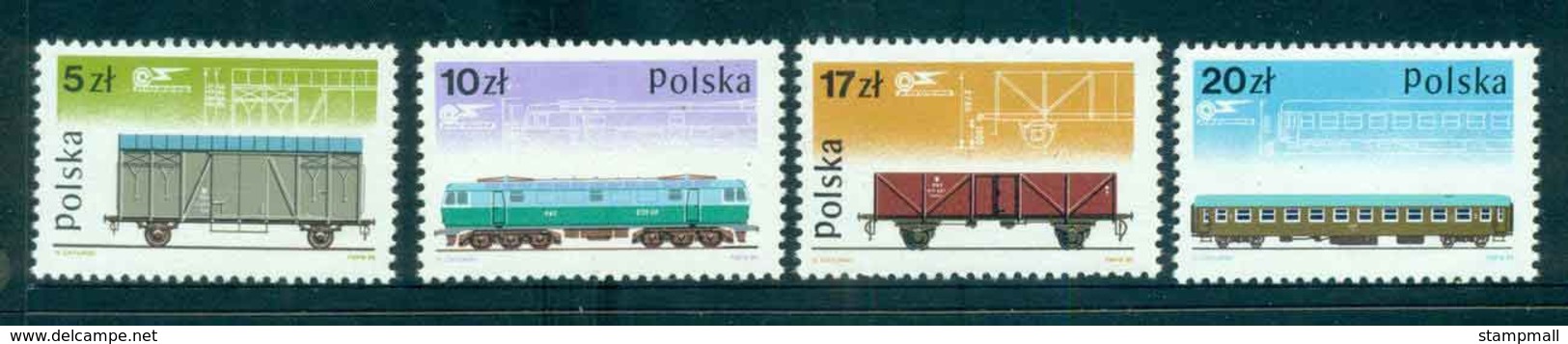 Poland 1985 Trains MUH Lot51976 - Unused Stamps
