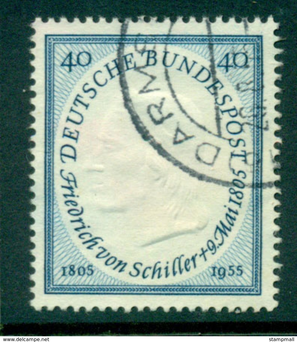 Germany 1955 Friedrich Von Schiller FU Lot24085 - Autres & Non Classés