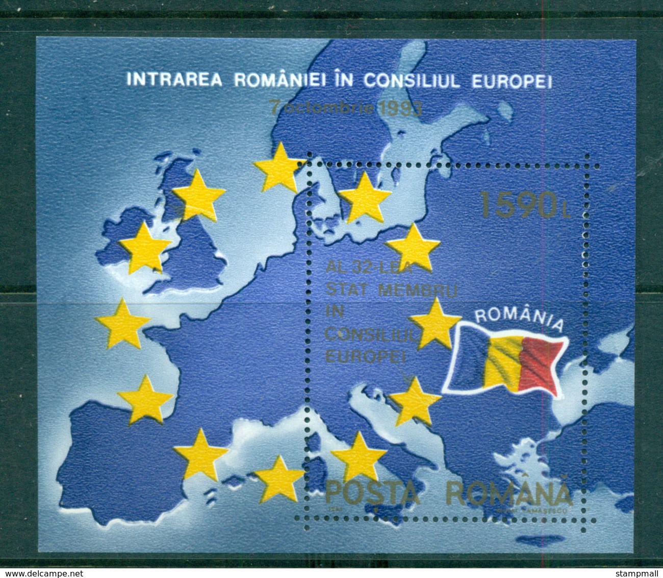 Romania 1993 Council Of Europe MS MUH Lot58766 - Nuovi