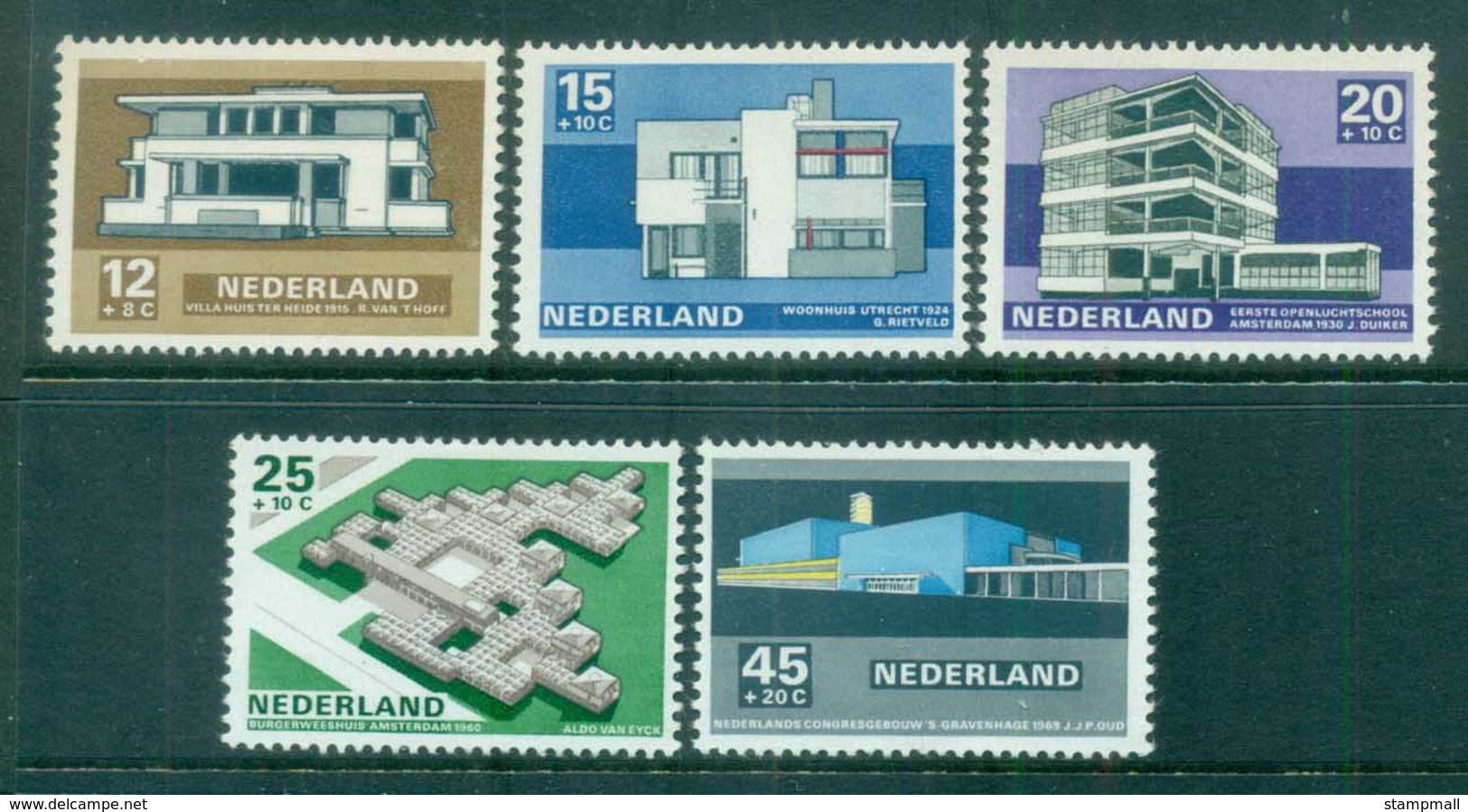 Netherlands 1969 Charity, Social & Cultural Purposes, Architecture MLH Lot76552 - Non Classés