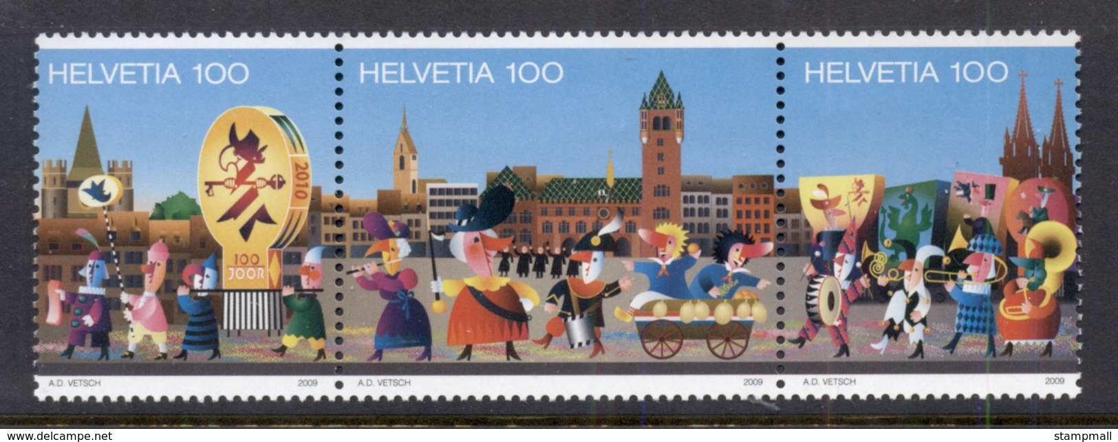 Switzerland 2010 Basel Carnival Committee MUH - Unused Stamps