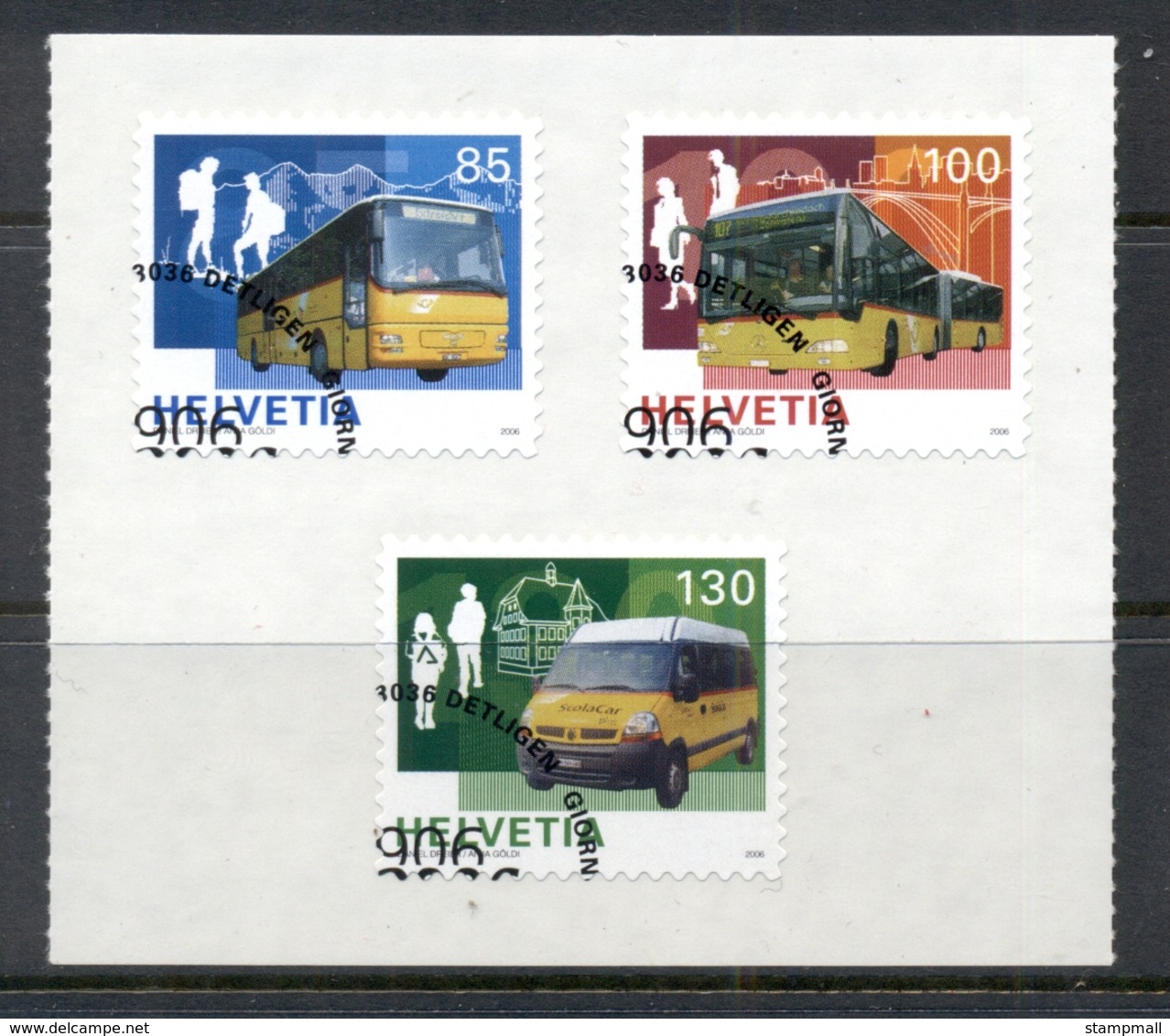 Switzerland 2006 Post Buses Cent P&S CTO - Unused Stamps