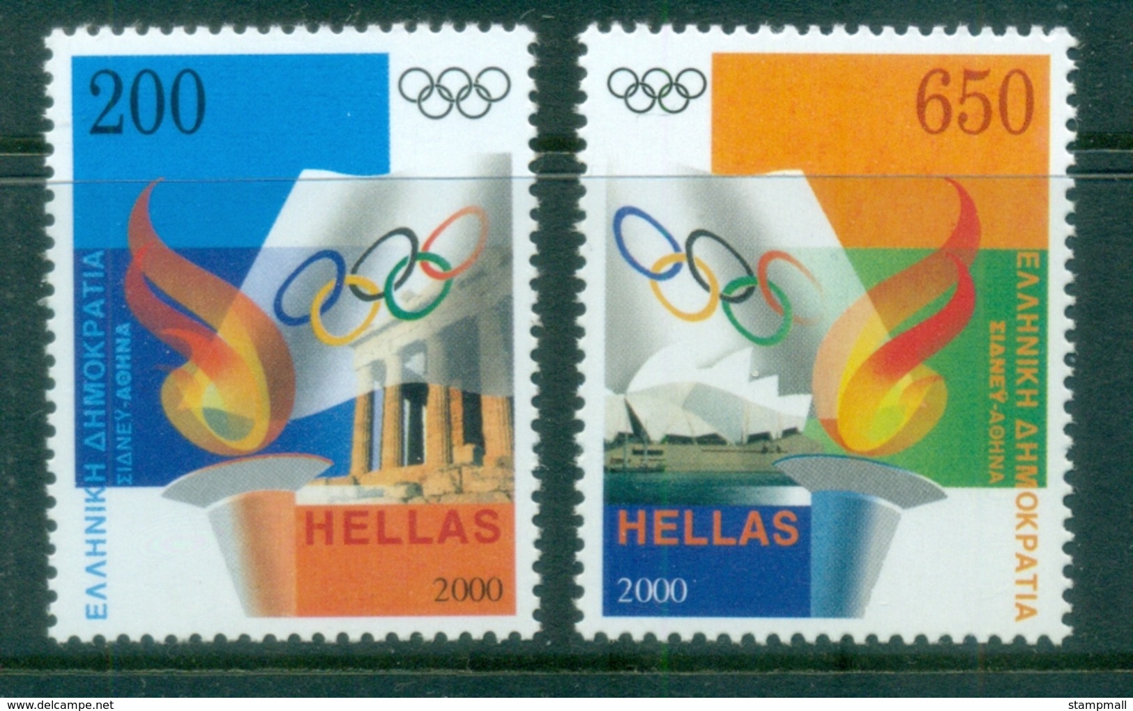 Greece 2000 Summer Olympics Sydney & Athens - Sonstige & Ohne Zuordnung