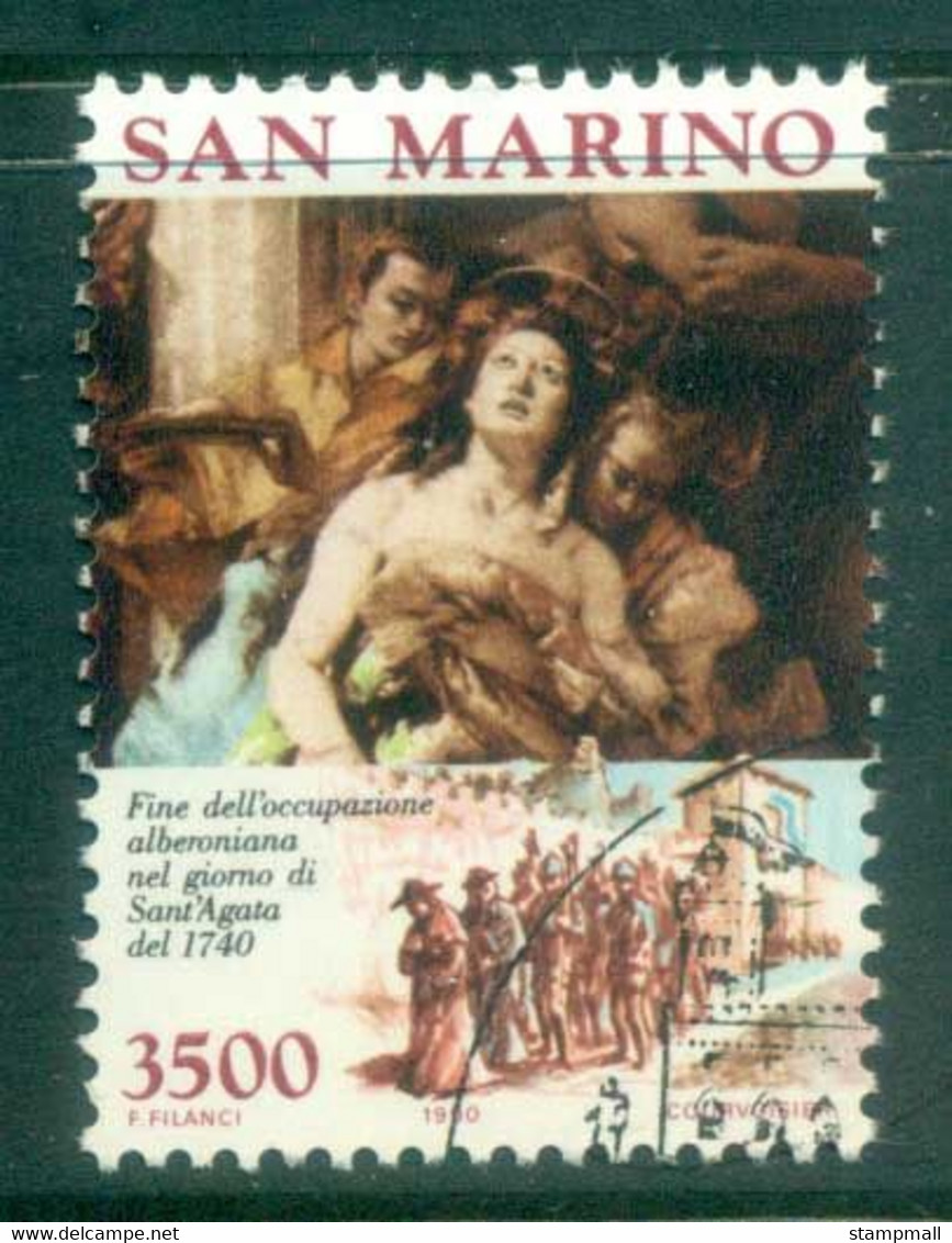 San Marino 1990 Liberation From Cardinal Alberoni CTO - Unused Stamps