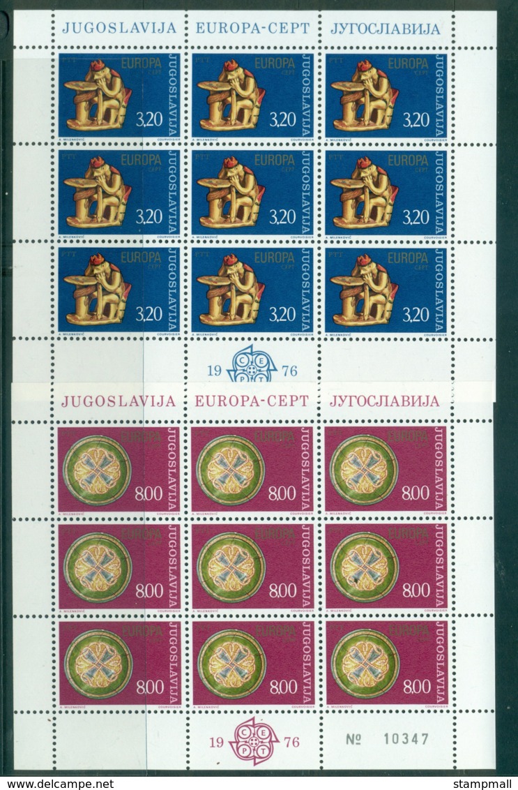 Yugoslavia 1976 Europa Sheetlets MUH Lot40670 - Other & Unclassified