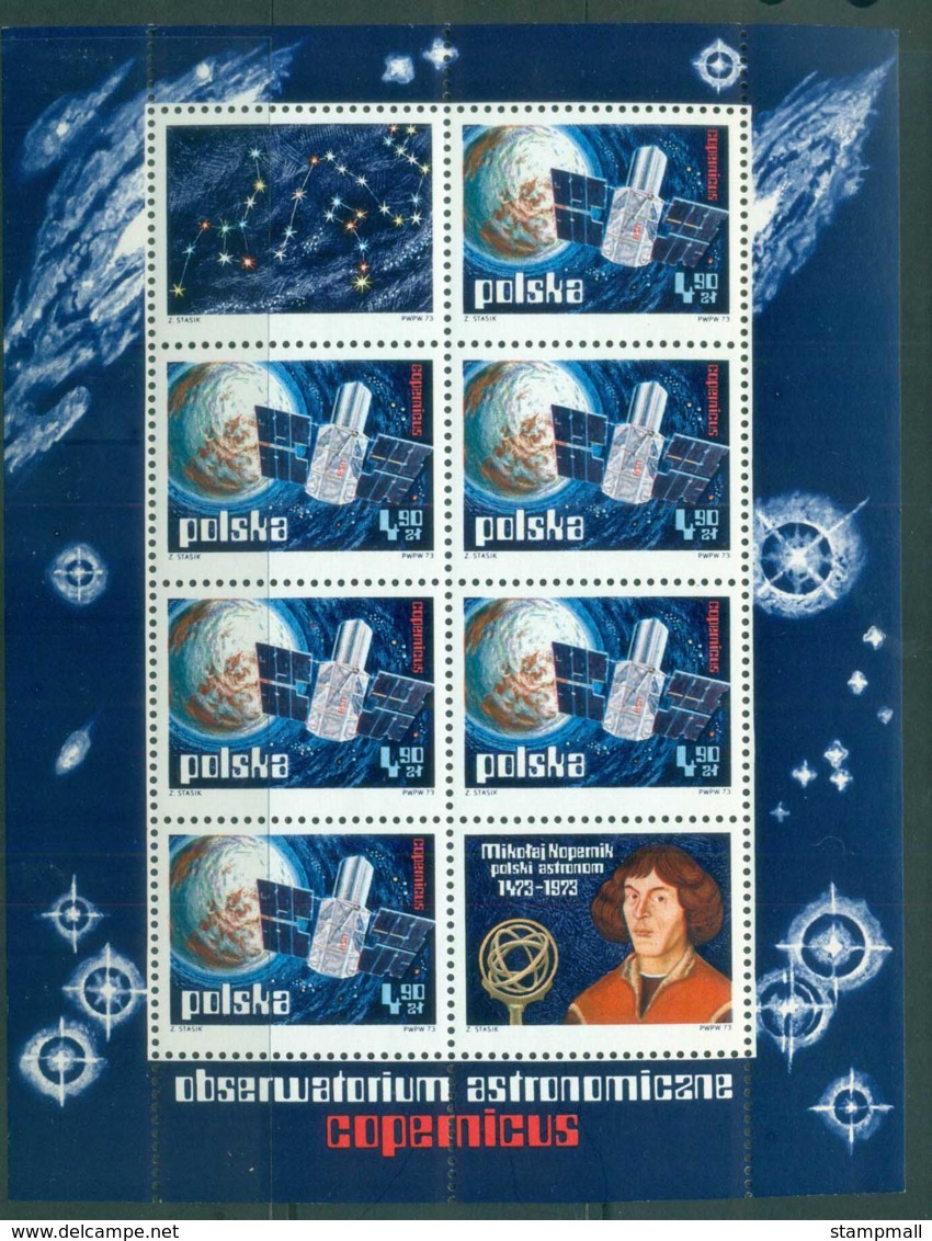 Poland 1973 Copernicus MS MUH Lot81708 - Unused Stamps