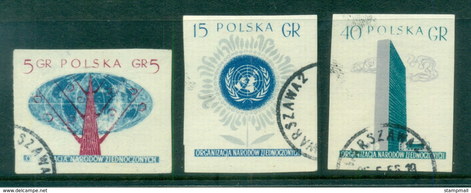 Poland 1957 UN IMPERF CTO - Used Stamps