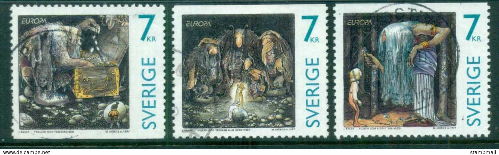 Sweden 1997 Trolls & Gnomes FU Lot84230 - Unused Stamps