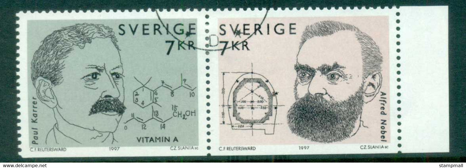 Sweden 1997 Alfred Nobel Pr FU Lot84236 - Nuovi