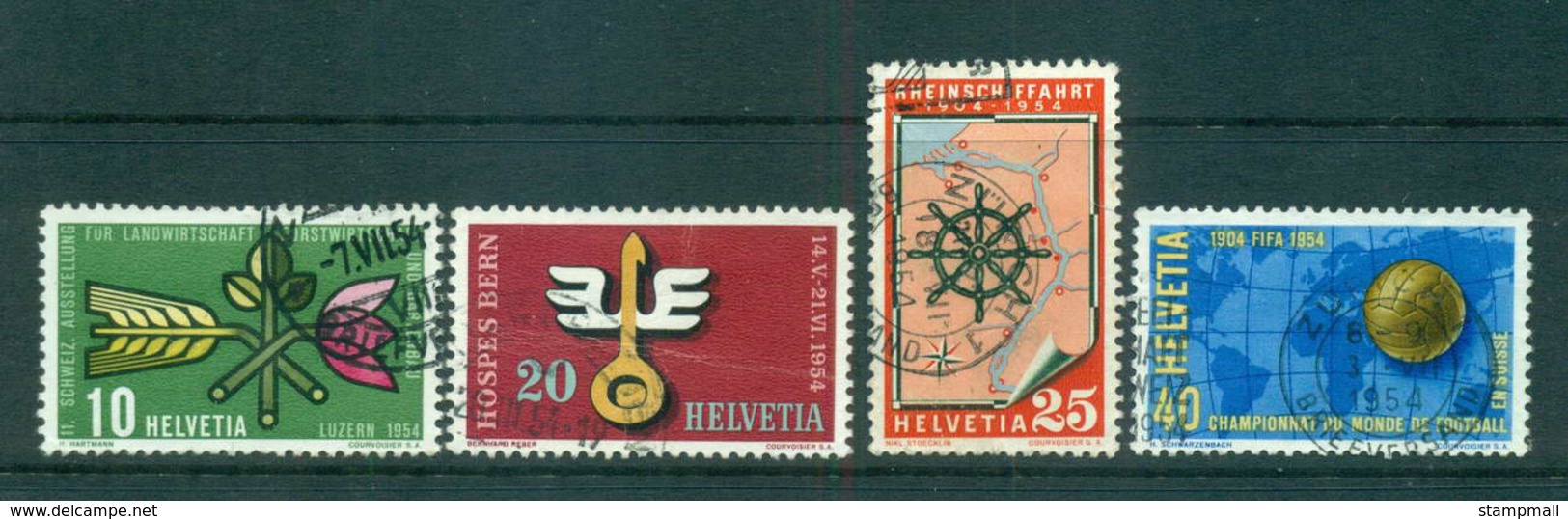 Switzerland 1954 Exhibitions (faults) FU Lot59087 - Usados