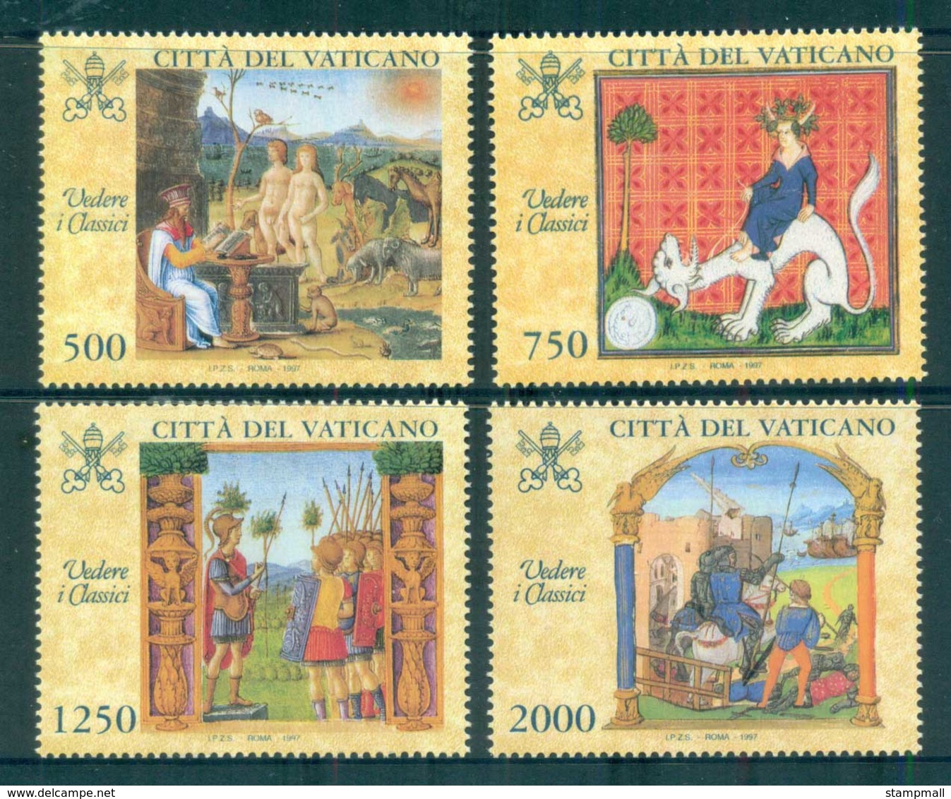 Vatican 1997 Looking At The Classics Museum Exhibition MUH - Unused Stamps