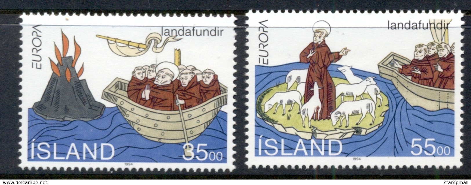 Iceland 1994 Europa, Voyage Of St Brendan MUH - Unused Stamps