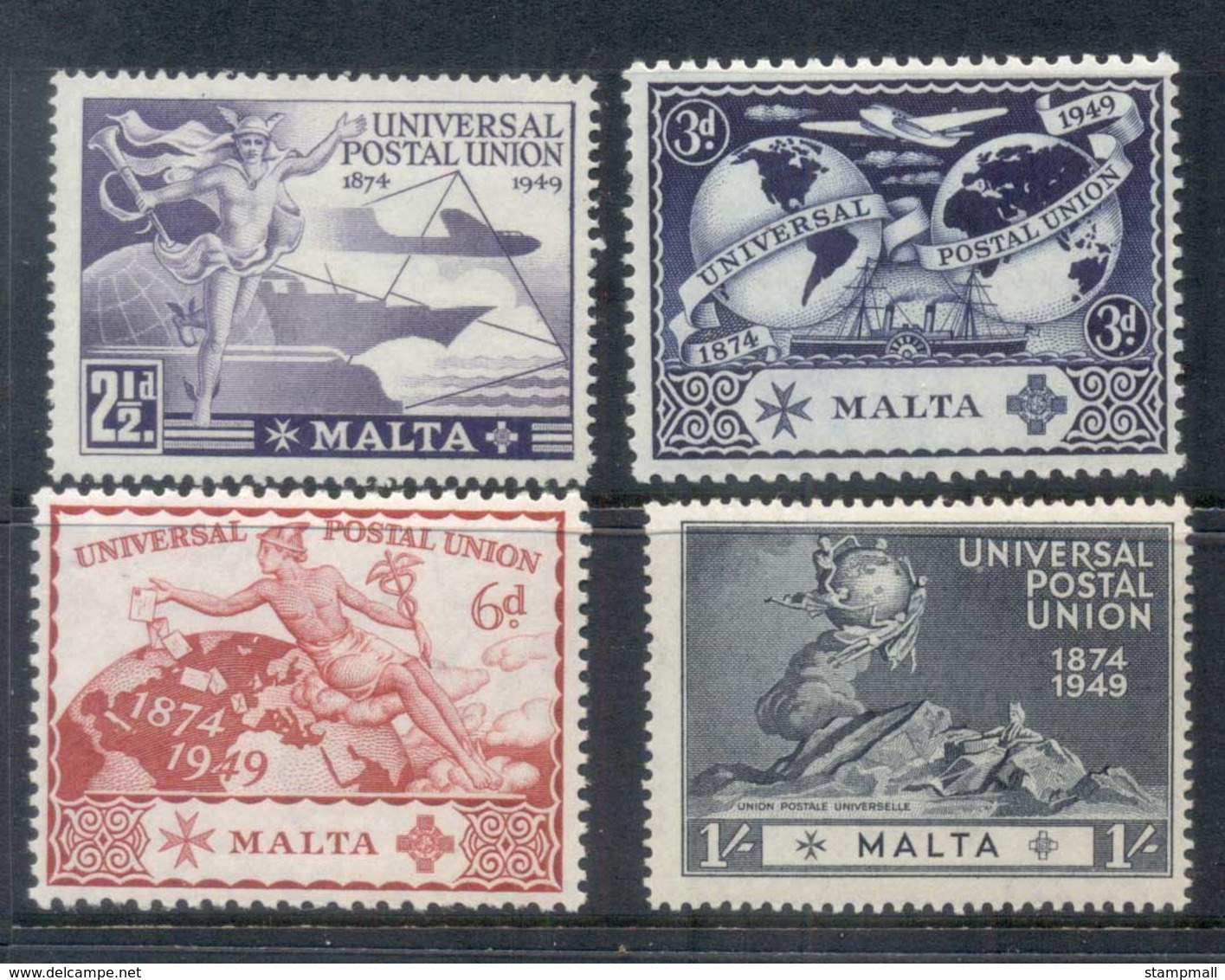 Malta 1949 UPU 75th Anniv MUH - Malta