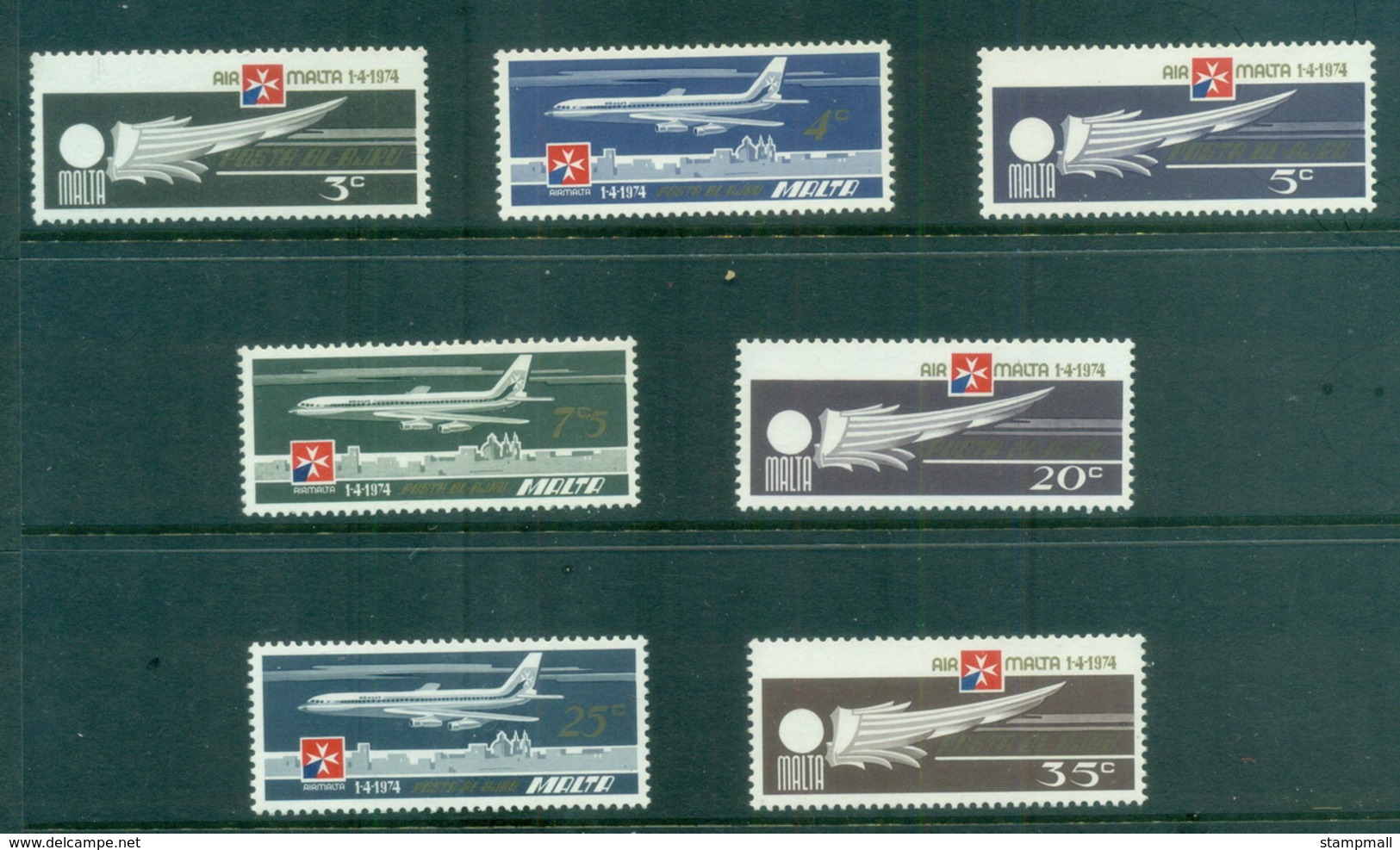 Malta 1974 Airmail MLH - Malta