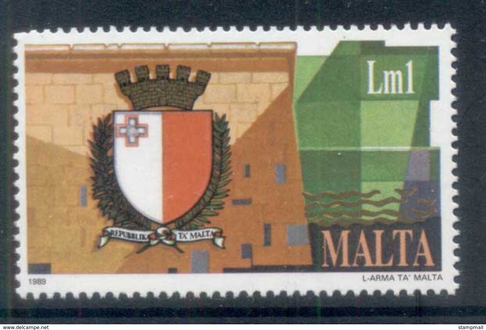 Malta 1989 New State Arms MUH - Malta