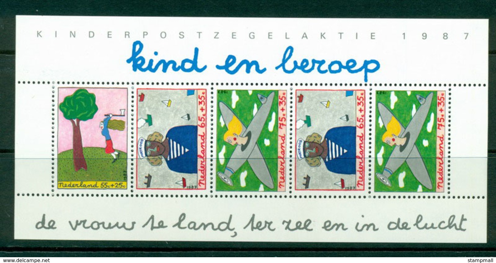 Netherlands 1987 Child Welfare MS MUH Lot16291 - Unused Stamps