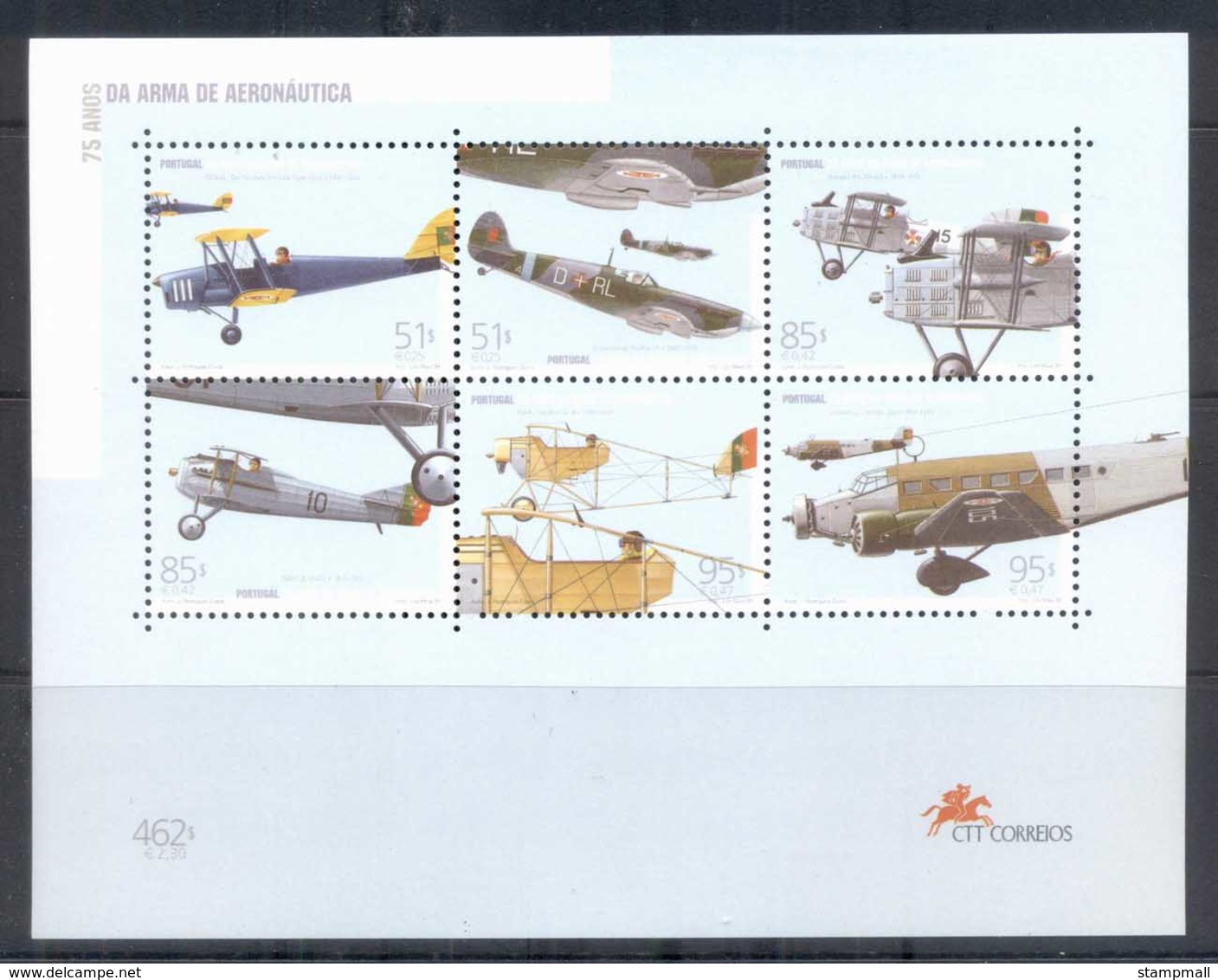 Portugal 1999 Portuguese Air Force MS MUH - Unused Stamps