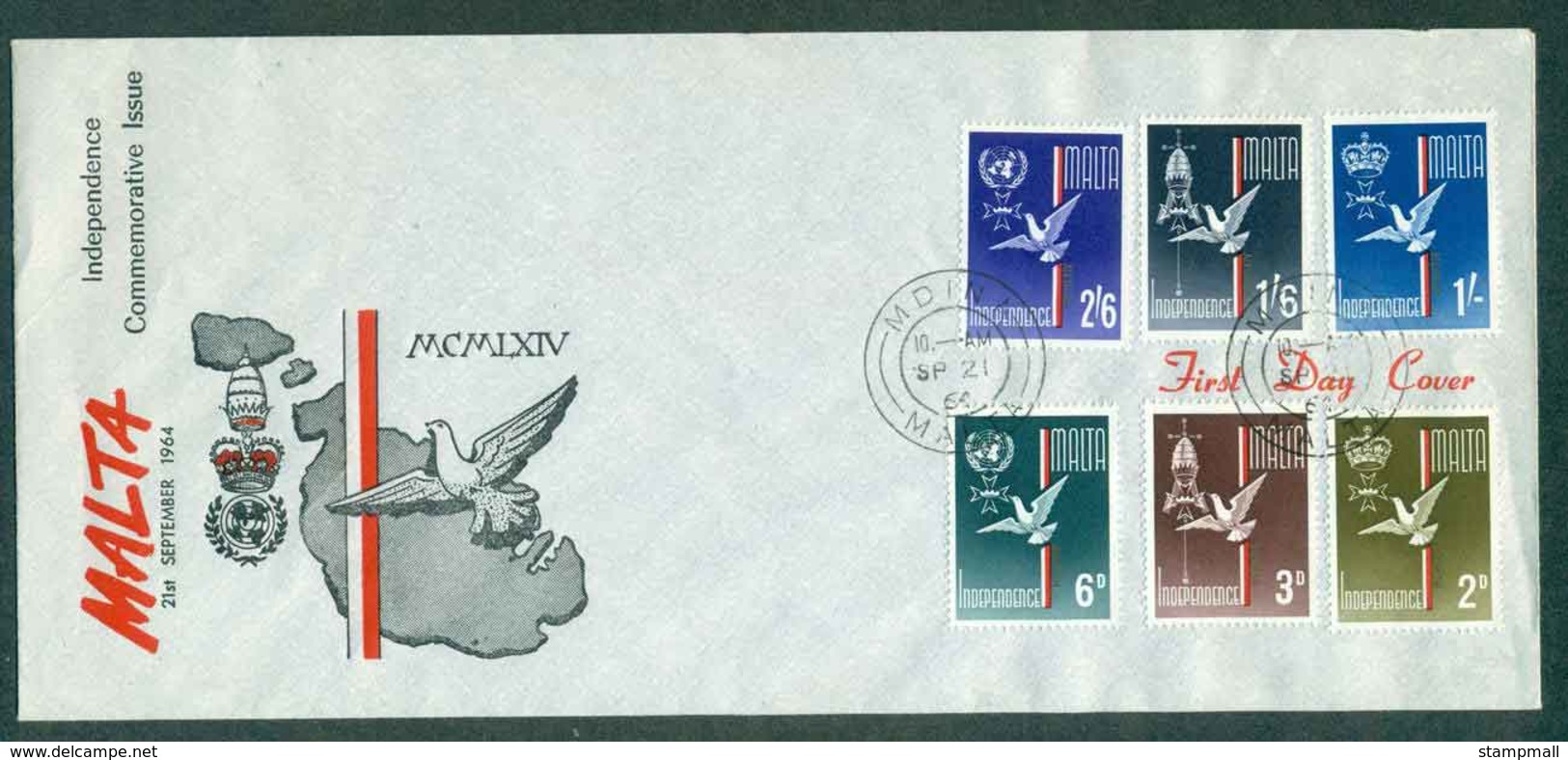 Malta 1964 Independence FDC Lot50458 - Malta