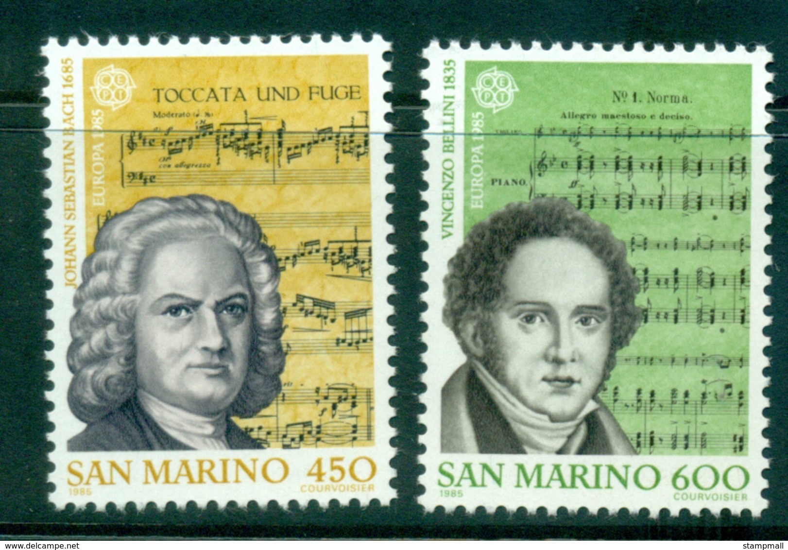 San Marino 1985 Europa Composers & Music MUH Lot40253 - Unused Stamps