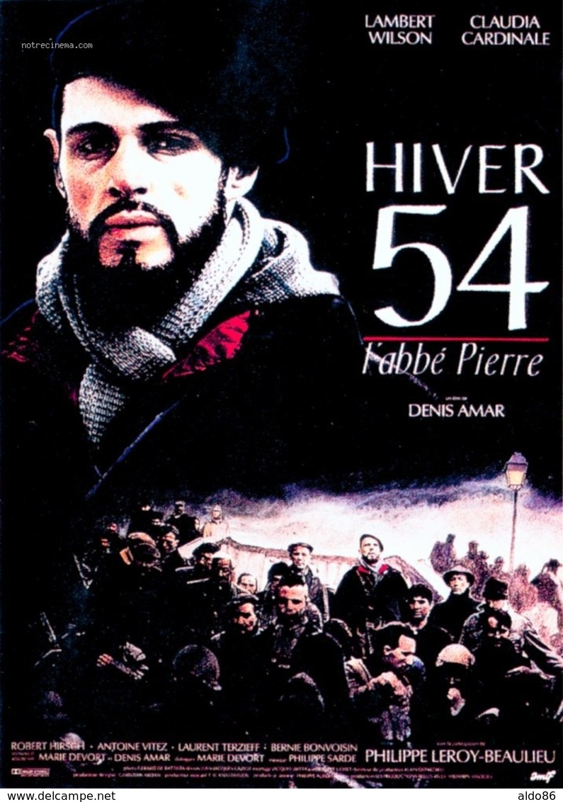 Affiche 120 X 160 Du Film "Hiver 54 " Avec Lambert Wilson . - Affiches
