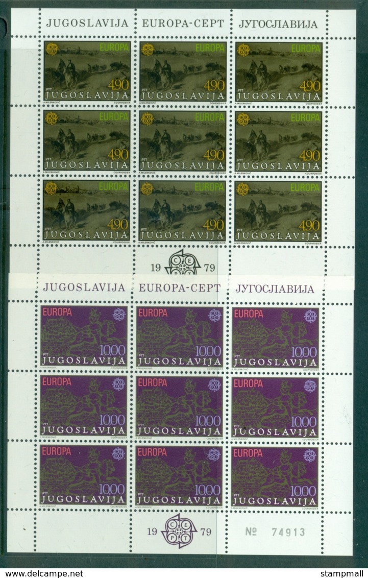 Yugoslavia 1979 Europa Sheetlets MUH Lot40673 - Other & Unclassified