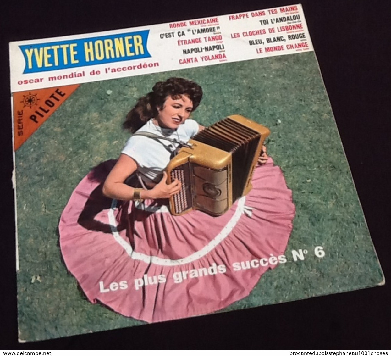 Album Vinyle 33 Tours (25cm) Yvette  Horner Les Plus Grand Succès N° 6  (1959) - Autres & Non Classés