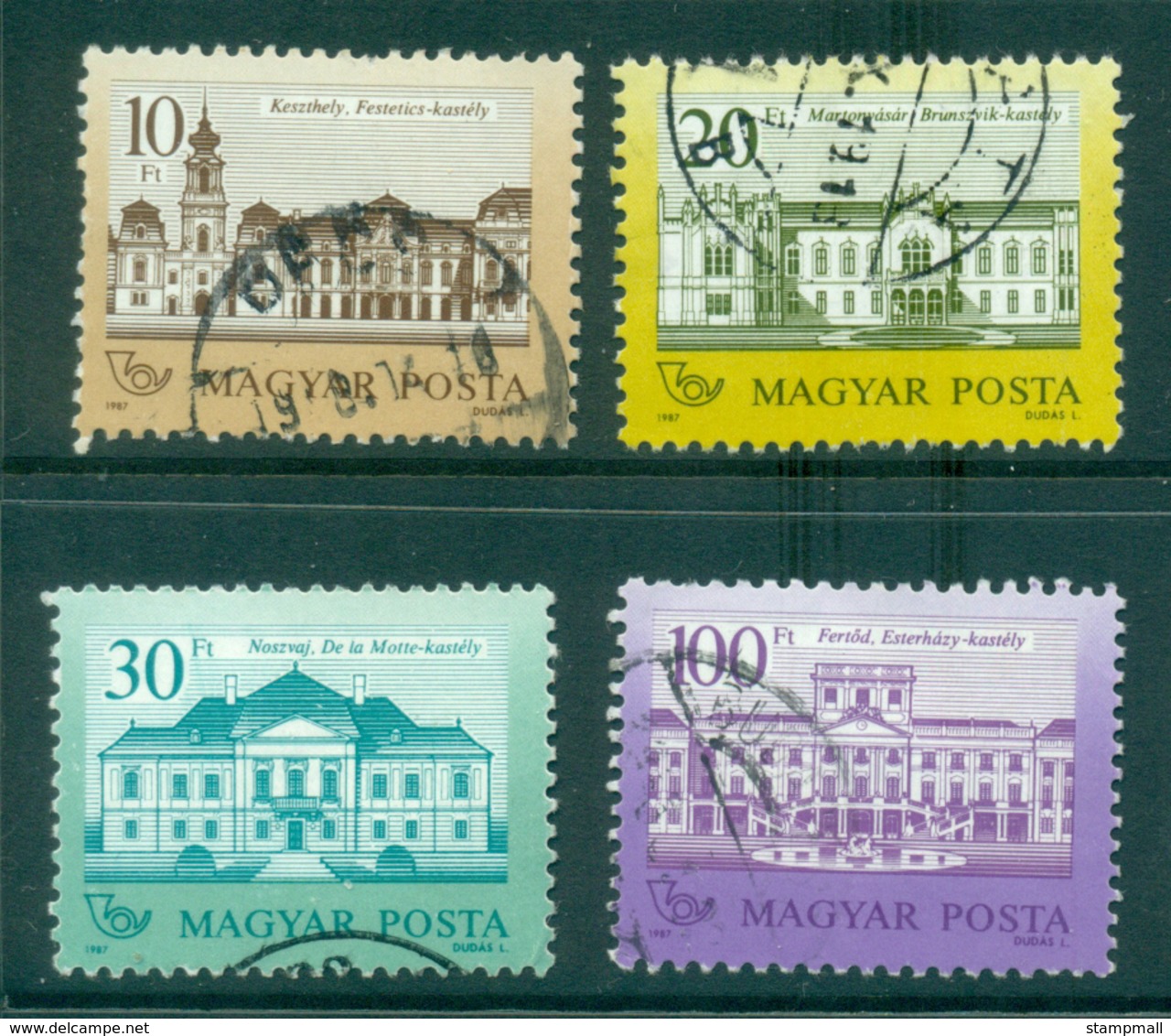 Hungary 1983 10,20,30,100fo Castles FU Lot37851 - Unused Stamps