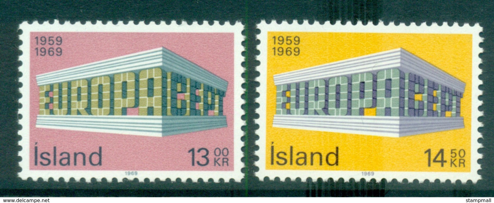 Iceland 1969 Europa, Europa Building MUH Lot65473 - Unused Stamps