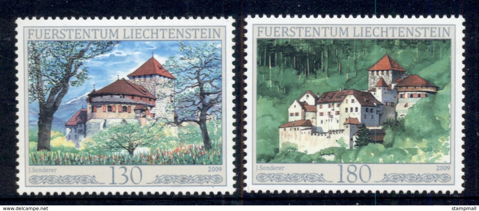 Liechtenstein 2009 Views MUH - Unused Stamps