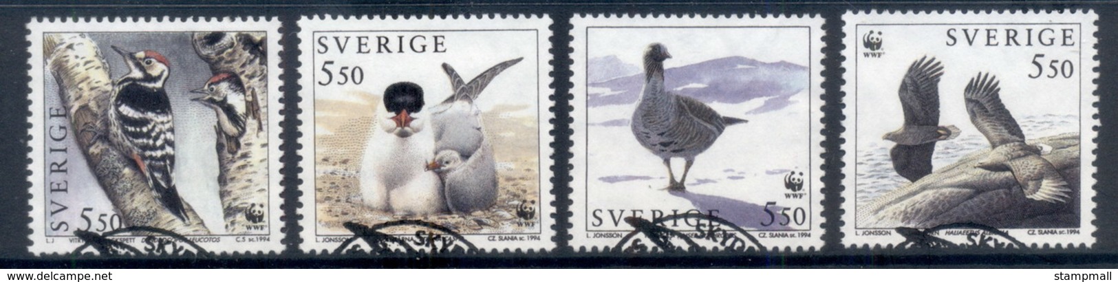 Sweden 1994 Birds FU - Unused Stamps