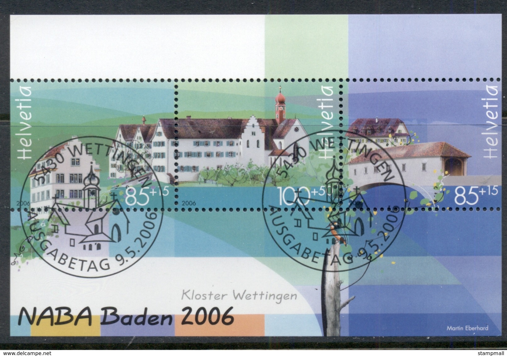 Switzerland 2006 Wettingen Monastery MS CTO - Unused Stamps