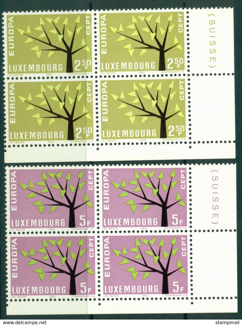 Luxembourg 1962 Europa Block 4 MUH Lot17601 - Unused Stamps