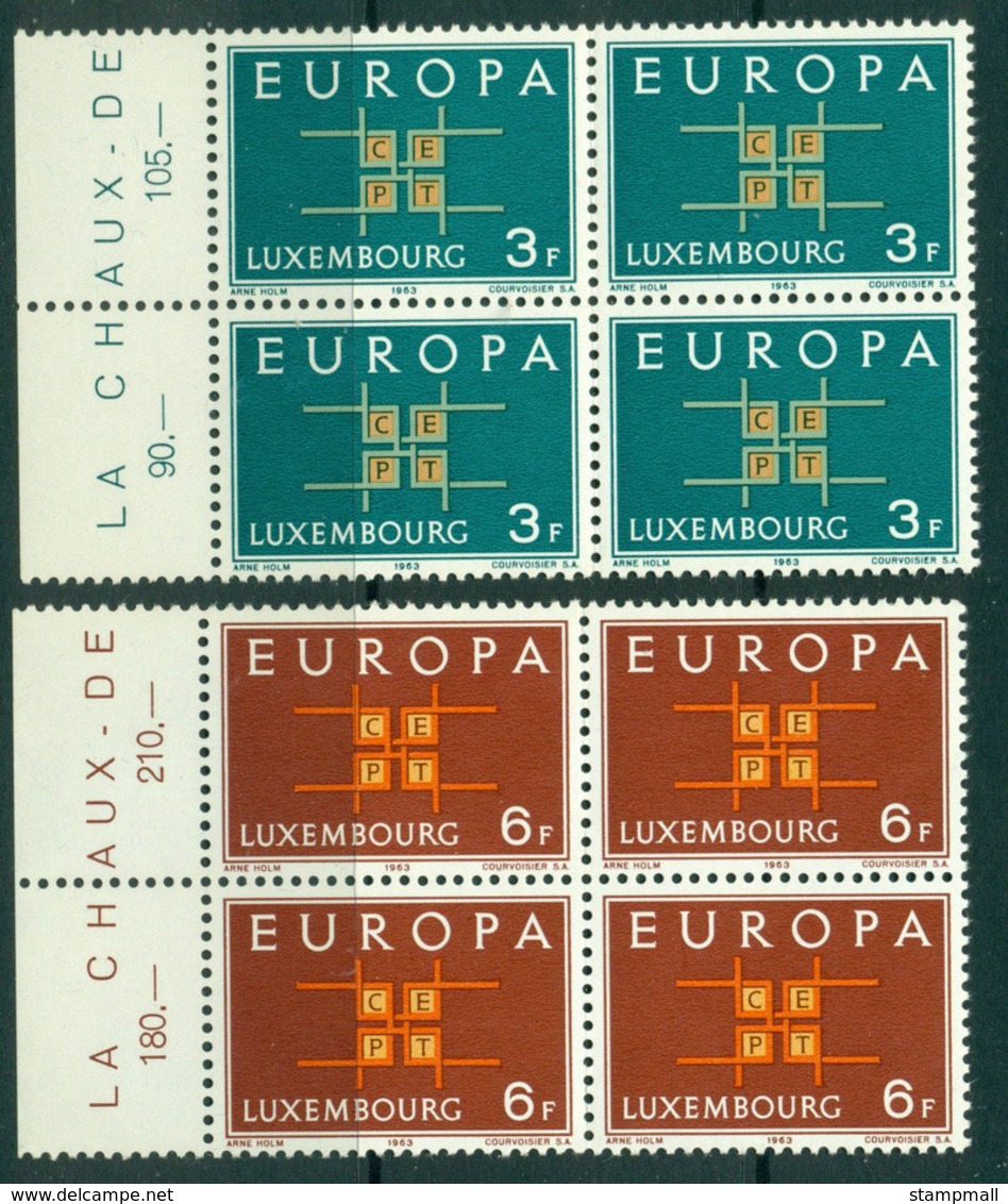 Luxembourg 1963 Europa Block 4 MUH Lot17602 - Unused Stamps