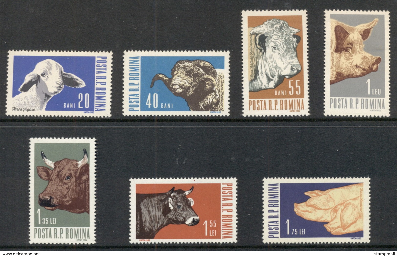 Romania 1962 Farm Animals MUH - Ungebraucht