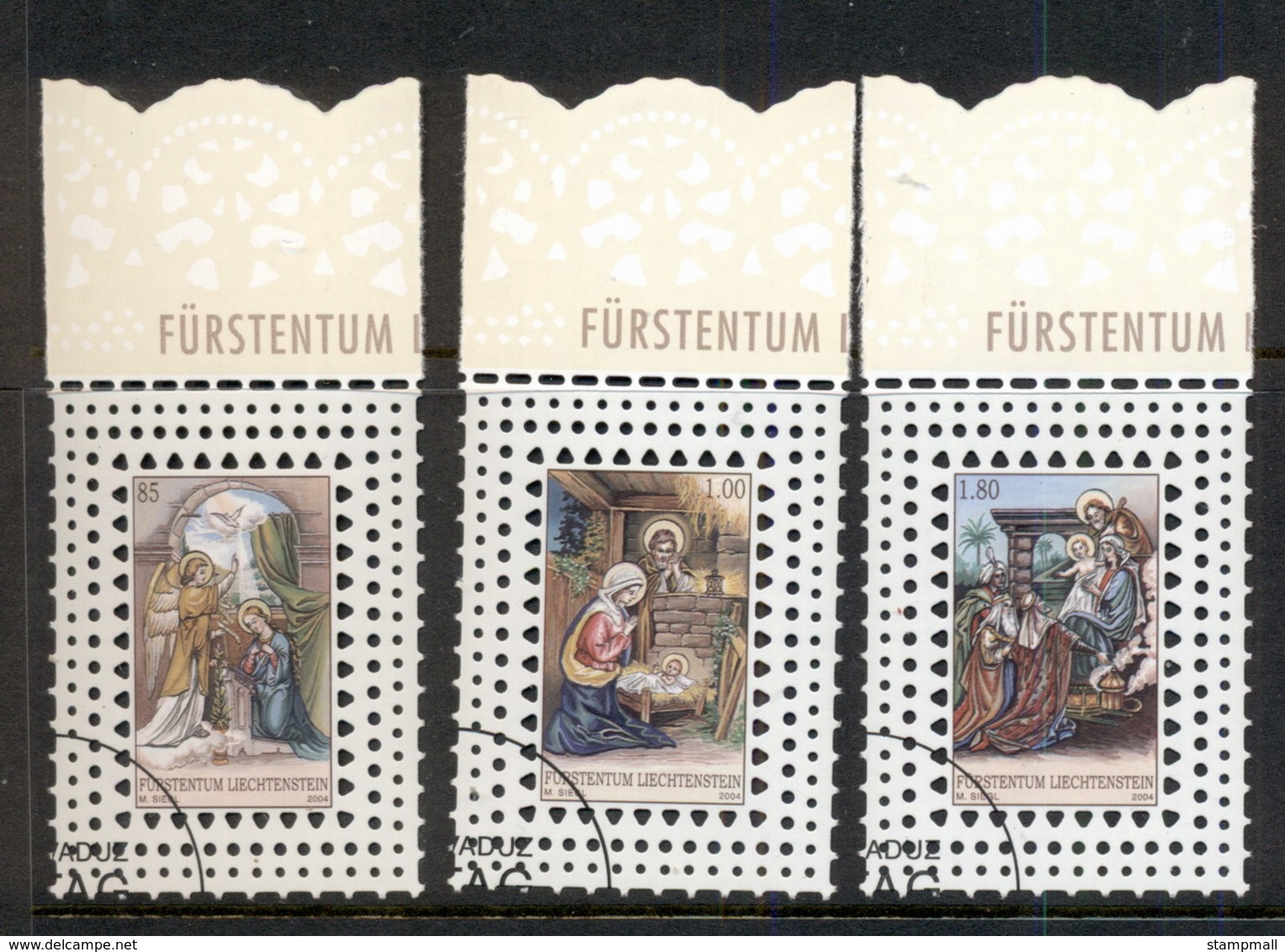 Liechtenstein 2004 Greeting Card Art CTO - Unused Stamps
