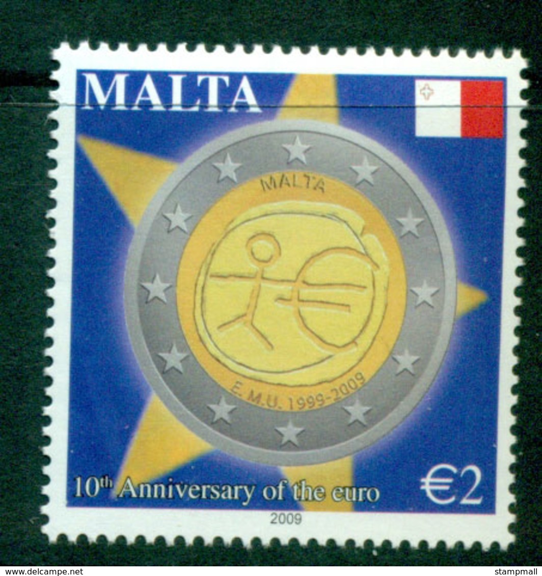 Malta 2009 Euro 10th Anniv MUH Lot23586 - Malta