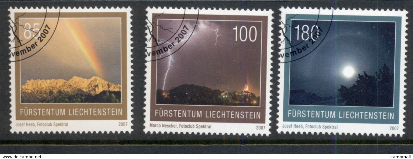 Liechtenstein 2007 Natural Phenomena CTO - Unused Stamps