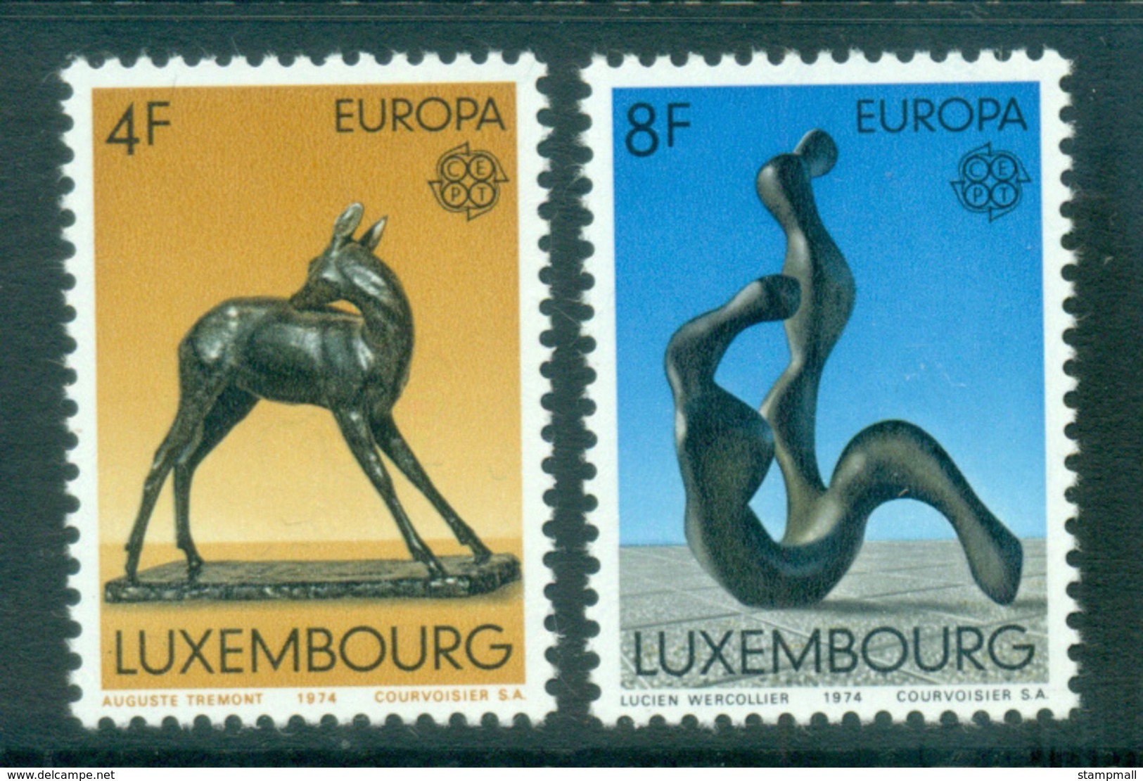 Luxembourg 1974 Europa, Sculpture MUH Lot65595 - Unused Stamps