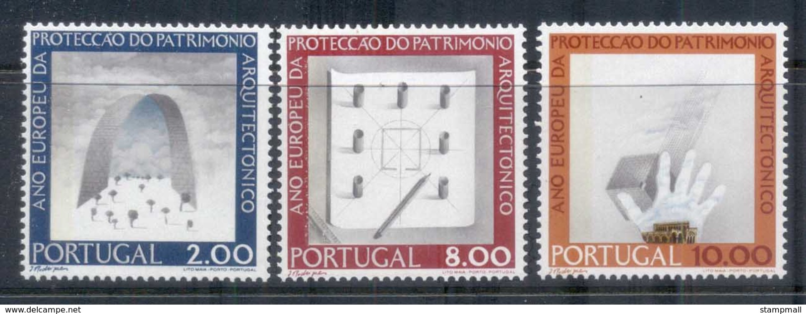 Portugal 1975 European Architectural Heritage - Unused Stamps
