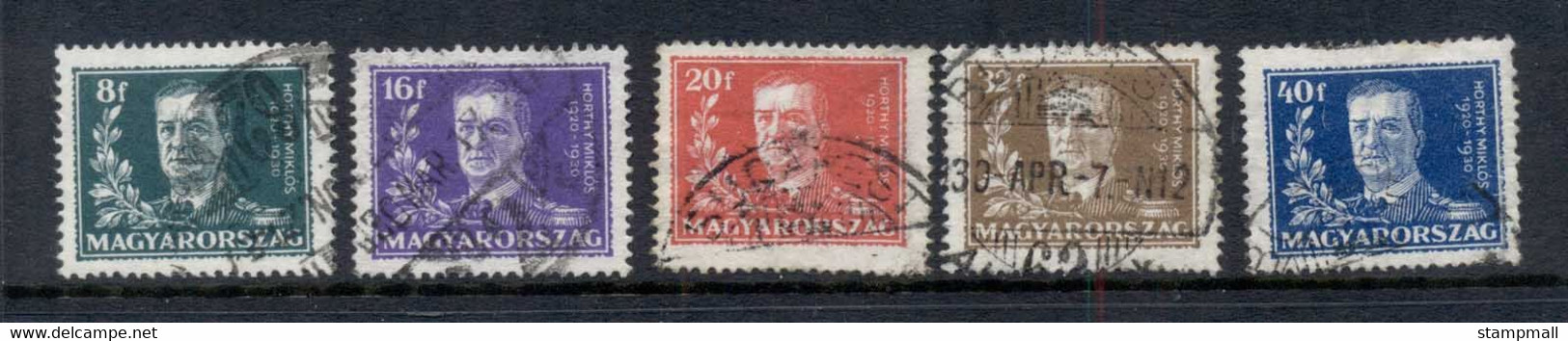 Hungary 1930 Admiral Nicholas Horthy FU - Used Stamps