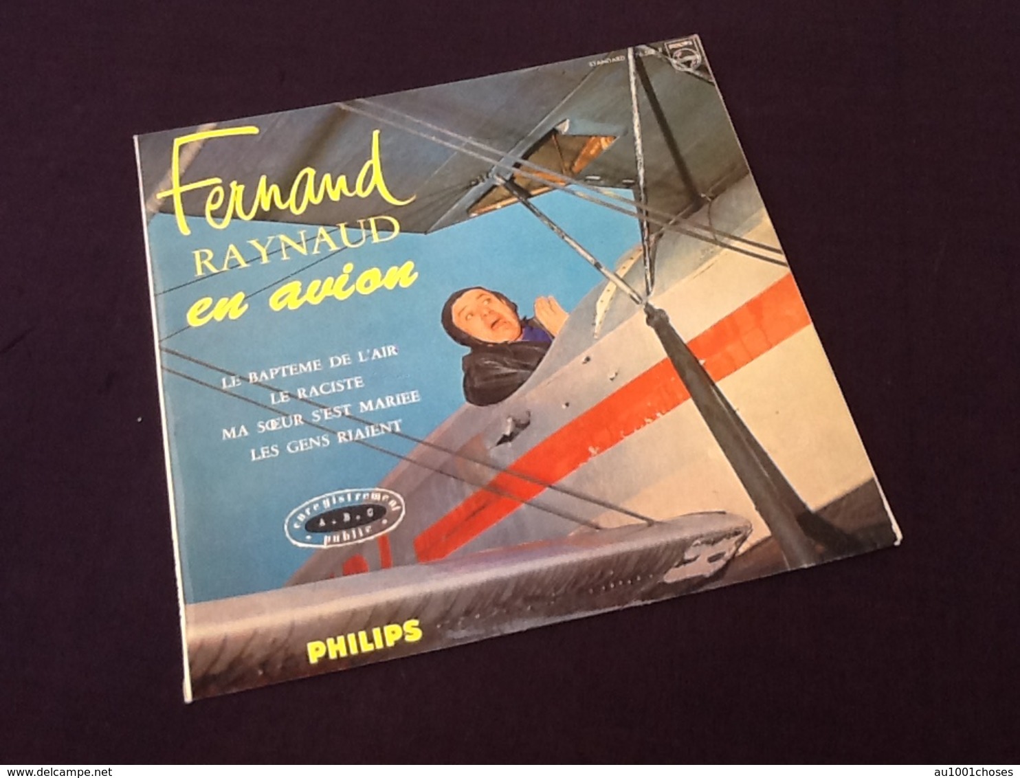 Vinyle 33 Tours (25cm)  Fernand Raynaud En Avion  (1964) - Autres & Non Classés