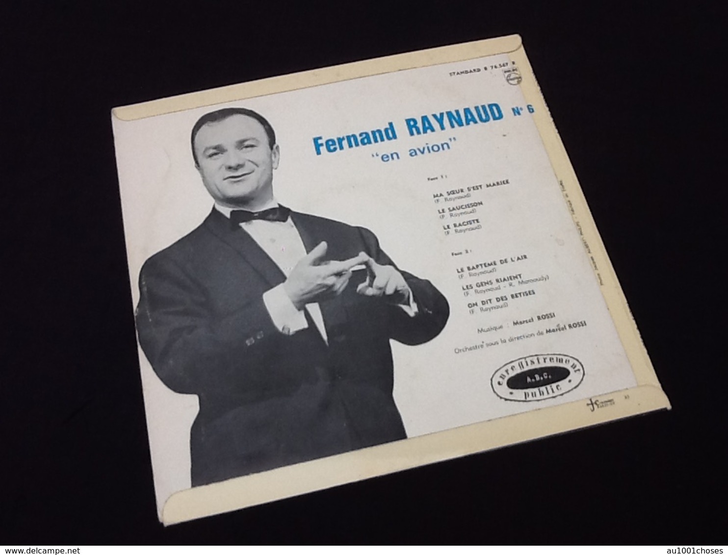 Vinyle 33 Tours (25cm)  Fernand Raynaud En Avion  (1964) - Autres & Non Classés